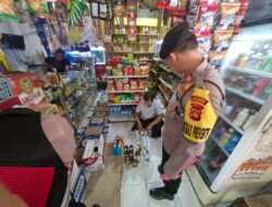 Ratusan botol Minuman Keras Diamankan Polres Badung