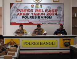 Polres Bangli Gelar Pers Release Akhir Tahun 2024