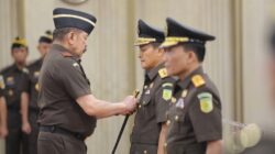 Pelantikan Jaksa Agung Muda Pengawasan dan Kepala Badan Pendidikan dan Pelatihan Kejaksaan RI