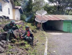 Mewujudkan Aceh Hijau dan Berkelanjutan, Polsek Linge dan Koramil 05 Isaq Lakukan Penanaman Pohon