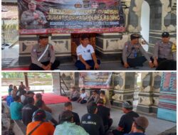 Antisipasi Knalpot Brong dan Trek-Trekan, Polres Badung Gelar Jumat Curhat Di Desa Werdibuana