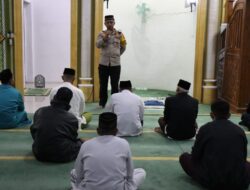 Safari Subuh Di Masjid Ruhama, Kapolres Aceh Tengah : Ajak Selalu Bersyukur Dan Dukung TNI-POLRI Jaga Kamtibmas