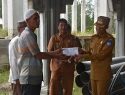 5 kecamatan menerima bantuan semen.