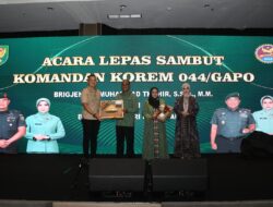 Malam Lepas Sambut Pejabat Danrem 044/Gapo