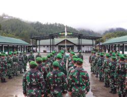 Pimpin Upacara 17-San, Dandim 0106/Ateng Sampaikan Amanat Panglima TNI