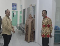 PJ ,wali kota meninjau ruang rawat inap di pusat kesehatan masyarakat Langsa lama