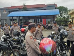 Kapolres Langsa Cek Kendaraan Dinas dan Senjata Api untuk Maksimalkan Pelayanan