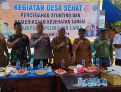 Kolaborasi Polsek Serbajdi Bersama Muspika Peunaron Dalam Mengatasi Stunting