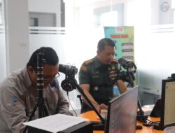 Dandim 0106/Ateng Jadi Narasumber Podcast RRI, Buka Rekrutmen Tamtama PK TNI-AD 2025
