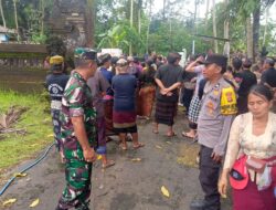 Sinergitas TNI-POLRI & Pecalang Dalam Pengamanan Upacara Ngaben Di Kecamatan Abiansemal
