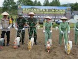 Polres Taput Bersama Forkopimda, menyambut Salasatu Asta-Cita Presiden RI.