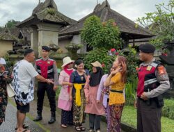 Antisipasi Gangguan Kamtibmas Dan Terjaminnya Kenyamanan Wisatawan, Personil Sat Samapta Polres Bangli Laksanakan Patroli Rutin di Obyek Wisata