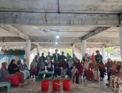 Mahasiswa KKN Kelompok 156 Unimal Adakan Sosialisasi Pembuatan Sabun Cuci Piring di Desa Manyang Baroh