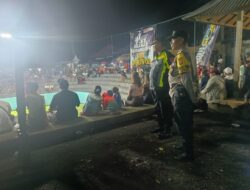 Kapolsek Abiansemal Pantau Langsung Kegiatan Turnamen Bola Voli PORYUDA Cup