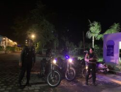 Gelar Patroli Malam Hari, Tim Raimas Polres Badung Datangi Obyek Wisata
