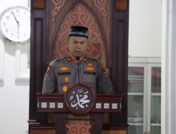 Safari Subuh Rabu Berkah Di Masjid Babut Taubah, Wakapolres Aceh Tengah Sampaikan Bahaya Narkoba Dan Perjudian