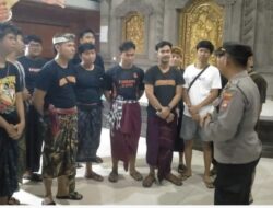 Jumat Curhat Polsek Kuta Utara Ajak Pemuda Jaga Kamtibmas Jelang Nyepi.