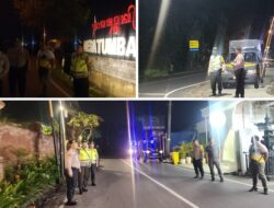 Polsek Mengwi Laksanakan Patroli Malam Minggu Susuri Jalur Selatan