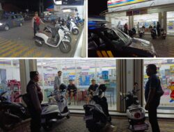 Patroli Samapta Polsek Abiansemal Sambangi Pertokoan Modern, Ciptakan Rasa Aman