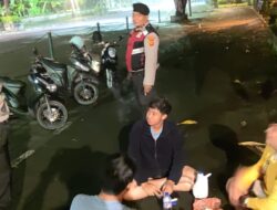 Berikan Rasa Aman Patroli Biru Polsek Mengwi Susuri Jalur Pemukiman Penduduk