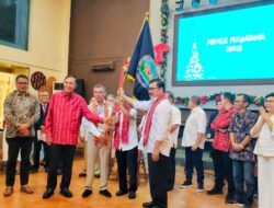 Konci Taon warga Kawanua Minahasa Tenggara Aklamasi Daulat Jan Maringka Pimpin KK Mitra Periode 2025-2029