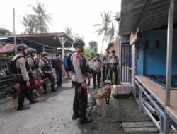 Kerahkan unit K-9, Polda NTB gerebek kampung narkoba dan Amankan 29,72 Gram Sabu