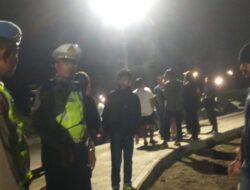 Malam Minggu Kapolsek Kuta Utara Pimpin Patroli Amankan Kawasan Wisata.