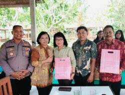 Kapolsek Abiansemal Lepas Anggota Yang Memasuki Purna Tugas Dengan Penuh Kebersamaan