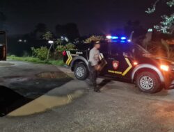 Susuri Jalur Rawan Kriminal Polsek Mengwi Pastikan Keamanan Terjamin