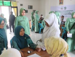 Sambut HUT Persit Ke-79, Kodim 0106 Aceh Tengah Gelar Donor Darah