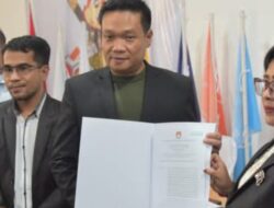 KPU Humbahas Tetapkan Calon Bupati/ Wakil Bupati Terpilih Nomor Urut 3.