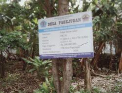 Proyek Jalan Senilai Rp.200 Juta di Desa Pagejugan Retak-retak, Diduga Digarap Pihak Ketiga