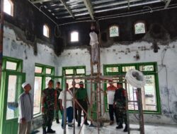 Kegiatan Safari Jum’at Berkah Koramil 05/Balaraja Bantu Pembangunan Musholla Nurul Ibad