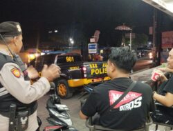 Secara Kontinyu Melaksanakan Blue Light Patrol, Polsek Denpasar Barat Fokus Jaga Keamanan Malam Hari