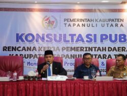 Penjabat Bupati Tapanuli Utara Resmi Buka Konsultasi Publik Rencana Kerja Pemerintah Kabupaten Tapanuli Utara Tahun 2026