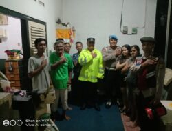 Jaga Kondusifitas Wilayah Pawas Polsek Denpasar Barat Hadir Ditengah Masyarakat Dalam Kegiatan Sambang Kamtibmas