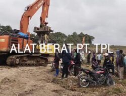 Usir Aktivitas Penanaman Paksa Ekaliptus,PT.TPL Di lahan Yang Di Usahai oleh Warga DiKecamatan sipahutar Kabupaten Tapanuli Utara .