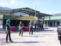 Semarak HUT ke-79, Persit KCK Kodim 0106/Ateng Gelar Turnamen Bola Voli Penuh Sportivitas