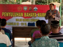 Cegah Penyalahgunaan Narkoba, Kodim 0111/Bireuen Gelar Penyuluhan dalam TMMD Ke-123.