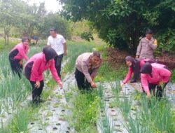 Polres Aceh Tengah Dan Polsek Jajaran Launching Program Pekarangan Pangan Lestari