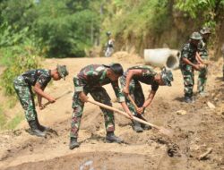 Perjuangan Tanpa Henti: Satgas TMMD Ke -123 Kodim 0111/Bireuen Menapaki Jalan Impian.
