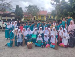 Sambut Ramadan, SDN 2 Pante Raya Gelar Gotong Royong dan Makan Bersama