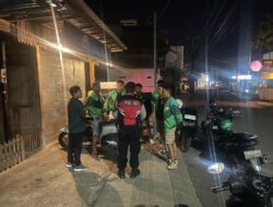 Polsek Kuta Utara Patroli Biru Imbau Ojek Online Jaga Kamtibmas