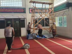 Sambut Bulan Suci Ramadhan 1446 H Polres Aceh Tengah Dan Polsek Jajaran Serentak Laksanakan Bakti Regili Di Masjid