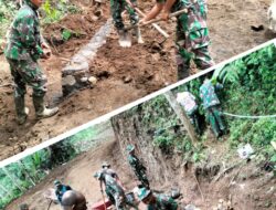 TMMD ke-123 Kodim Tabanan Telah Menunjukan Hasil Yang Signifikan Salah Satunya Pemasangan Senderan mencapai 60 Persen