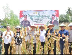Kapolda Sulteng Pimpin Panen Raya Jagung Serentak, Wujudkan Asta Cita