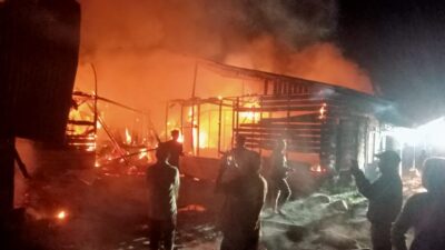 Amukan Api di Bener Meriah, Enam Rumah Ludes dalam Kebakaran Hebat