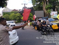 Polsek Kuta Amankan Ibadah Minggu di Sejumlah Gereja, Berjalan Aman dan Lancar