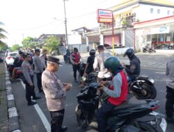 Kapolsek Mengwi Pimpin Cipta Kondisi Menjelang Hari Raya Nyepi dan Idul Fitri