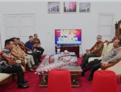 Bupati Humbang Hasundutan terima kunjungan Kapolres Humbang Hasundutan, Perkuat Sinergi Antar instansi.